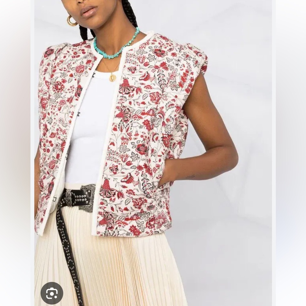 Isabel Marant - Floral Quilted Vest